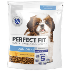 Perfect Fit™ Junior <1 825 g – sucha karma pełnoporcjowa dla szczeniąt małych ras, bogata w kurczaka