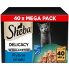 Sheba Delicacy Rybne smaki w galaretce 40x 85g