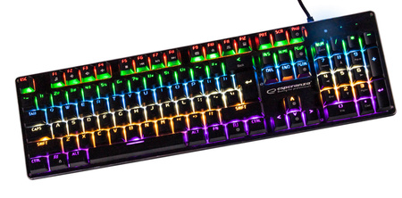 KLAWIATURA MECHANICZNA PODŚWIETLANA GAMINGOWA RGB