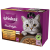 WHISKAS Adult saszetka 12 x 85 g Drobiowe Frykasy - mokra karma pełnoporcjowa dla dorosłych kotów, w galaretce (kawałki z: kurczakiem, indykiem, drobiem, kaczką)