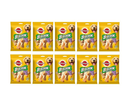 PEDIGREE Biscrok 10x200g - ciasteczka dla psów w kształcie kostek