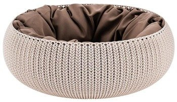 Łóżko dla zwierząt Curver KNIT Beżowy