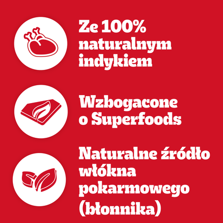 Pedigree Ranchos Superfoods indyk żurawina ryż 70g