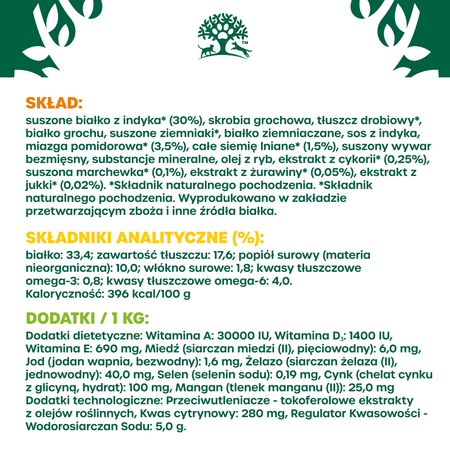 James Wellbeloved Adult 1,5 kg – bezzbożowa sucha karma pełnoporcjowa dla dorosłych kotów 1-7 lat, bogata w indyka