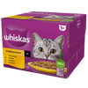 WHISKAS Adult saszetka 24 x 85 g Drobiowa Uczta - mokra karma pełnoporcjowa dla dorosłych kotów, w sosie (kawałki z: kurczakiem, kaczką, drobiem, indykiem)