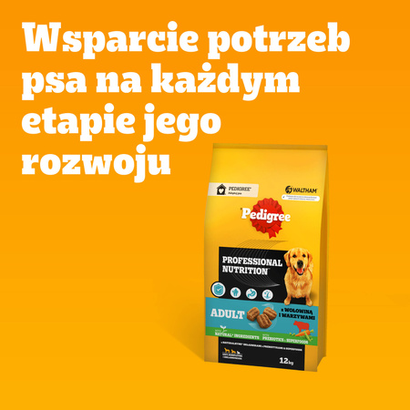 Pedigree Adult PN z wołowiną i warzywami 12 kg