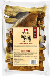 Petner skóra wołowa 400g - przysmak dla psa