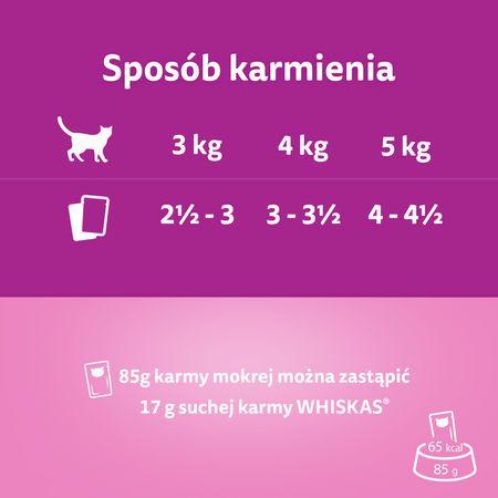 Whiskas Aromatyczna mieszanka w sosie 40x85g