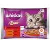 WHISKAS Adult saszetka 4 x 85 g Zestawy Klasyczne - mokra karma pełnoporcjowa dla dorosłych kotów, w galaretce (kawałki z: wołowiną i drobiem, jagnięciną i kaczką)