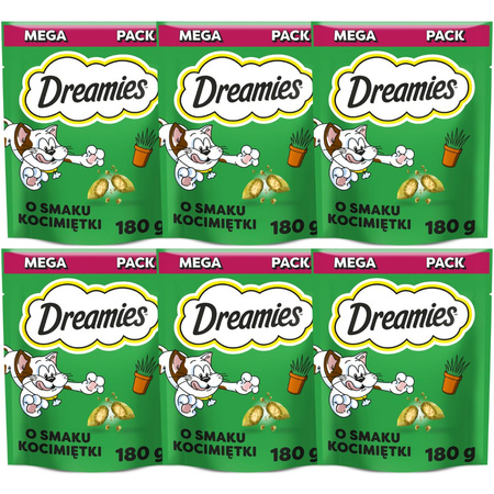 Dreamies przysmak dla kota z nutą kocimiętki 6x 180g