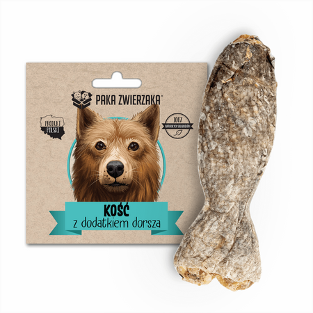 Paka Zwierzaka Kośc z dodatkiem dorsza 45g
