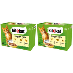 Kitekat mix smaków w galaretce 2x 12x 85g