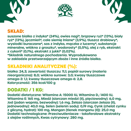 James Wellbeloved Adult 12 kg – sucha karma pełnoporcjowa dla dorosłych psów 1-7 lat, bogata w indyka i ryż