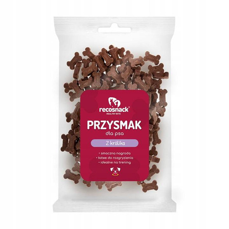 Recosnack Mięsne kosteczki z królikiem 20g