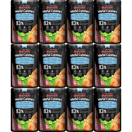 Super Benek World Cuisines łosoś w sosie 12x 100g