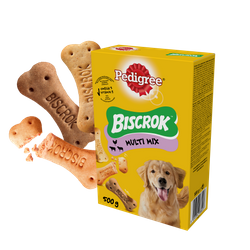PEDIGREE Biscrok 500g - ciasteczka dla psów w kształcie kostek