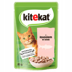 Kitekat łosoś w sosie 85g