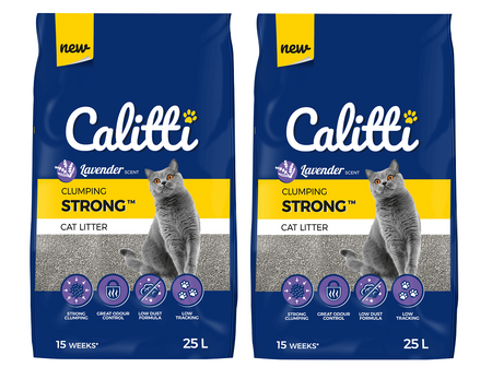 Calitti Żwirek STRONG Lavender 2x20l