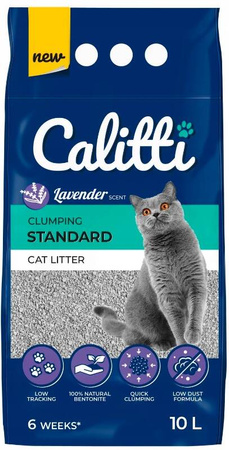 Calitti Standard Lavender żwirek bentonitowy 10L