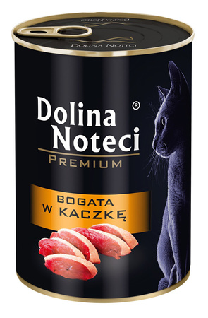 Dolina Noteci Premium dla kota bogata w kaczkę 400g