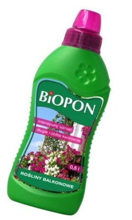 BIOPON NAWÓZ PŁYNNY DO ROŚLIN BALKONOWYCH 0,5 L