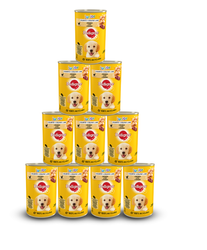 PEDIGREE Junior puszka 12x400g - mokra karma dla psów z kurczakiem w galaretce