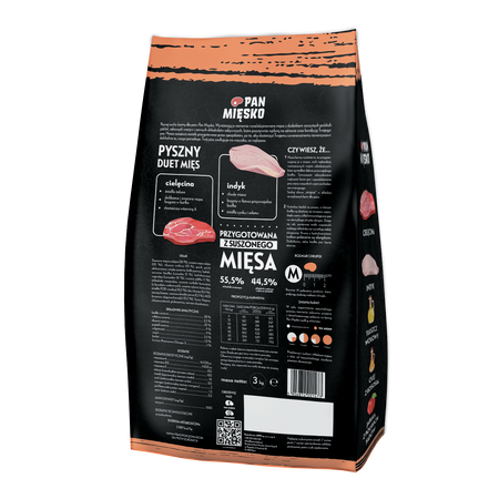 Pan Mięsko Cielęcina z indykiem M 3kg