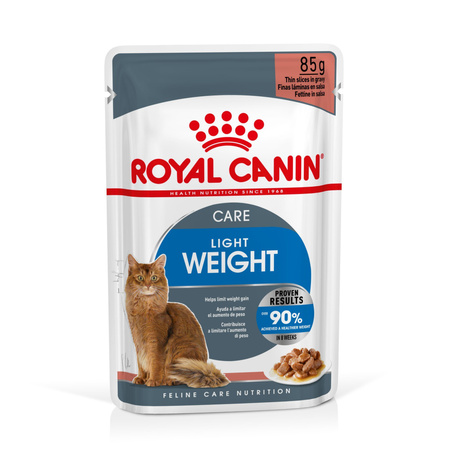 ROYAL CANIN Light Weight Care 85g w sosie karma mokra w sosie dla kotów dorosłych, z tendencją do nadwagi