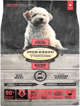 OBT Oven Baked Tradition Dog GRAIN-FREE Food Adult Small Breed with red meat (z czerwonym mięsem) 1kg