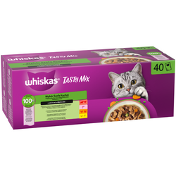 Whiskas Tasty Mix Wybór Szefa Kuchni sos 40x 85g
