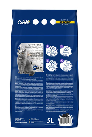 Calitti STRONG Lavender 4x5l - żwirek bentonitowy