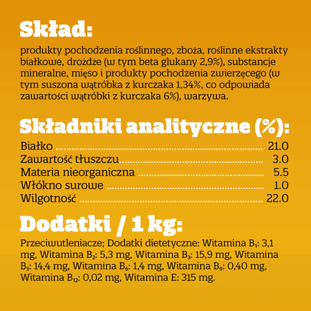 PEDIGREE® Multivitamins Odporność - karma uzupełniająca dla dorosłych psów, o smaku kurczaka 180 g