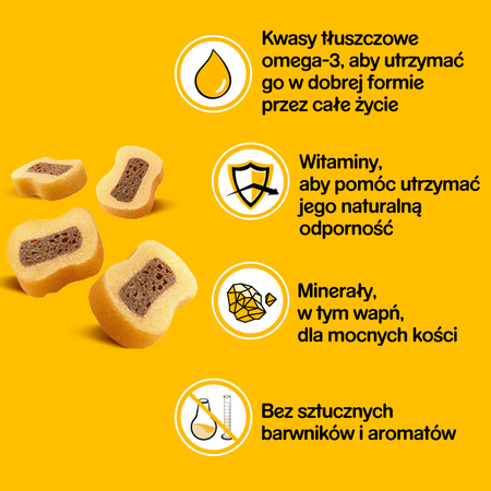 PEDIGREE Tasty Minis 155g - przysmak dla psów z wołowiną