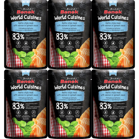 Super Benek World Cuisines łosoś w sosie 6x 100g