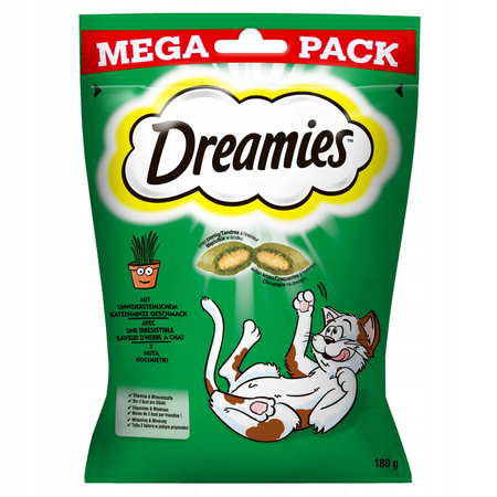 Dreamies przysmak dla kota z nutą kocimiętki 180g