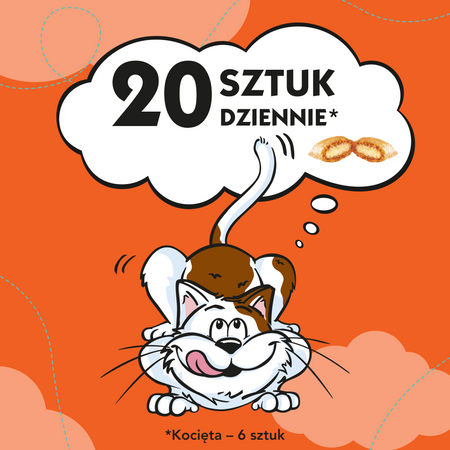 Dreamies Mega Kurczak przysmaki dla kota 8x 180g