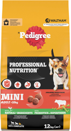 Pedigree Professional Wołowina Małe Rasy 12kg