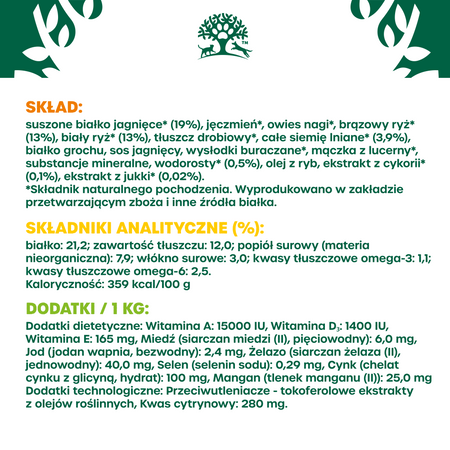 James Wellbeloved Adult 2 kg – sucha karma pełnoporcjowa dla dorosłych psów 1-7 lat, bogata w jagnięcinę i ryż