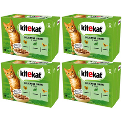 Kitekat indyk królik drób w sosie 4x 12x 85g