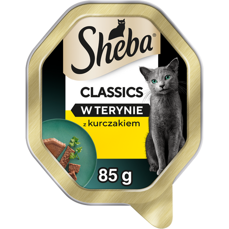 Sheba Classics z kurczakiem w terynie tacka 85g