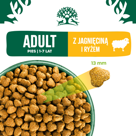 James Wellbeloved Adult 2 kg – sucha karma pełnoporcjowa dla dorosłych psów 1-7 lat, bogata w jagnięcinę i ryż