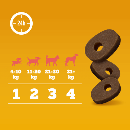 PEDIGREE® Multivitamins Dbałość o stawy - karma uzupełniająca dla dorosłych psów, o smaku kurczaka 180 g