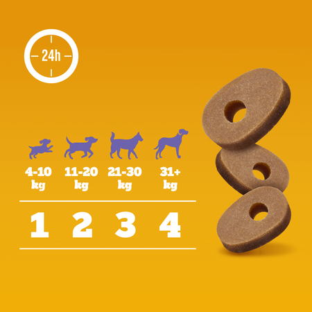 PEDIGREE® Multivitamins Trawienie - karma uzupełniająca dla dorosłych psów, o smaku kurczaka 180 g