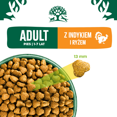 James Wellbeloved Adult 2 kg – sucha karma pełnoporcjowa dla dorosłych psów 1-7 lat, bogata w indyka i ryż