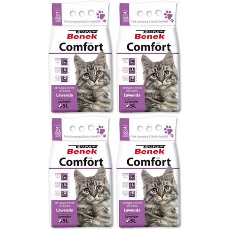 Super Benek Comfort Lawenda 4x 5L