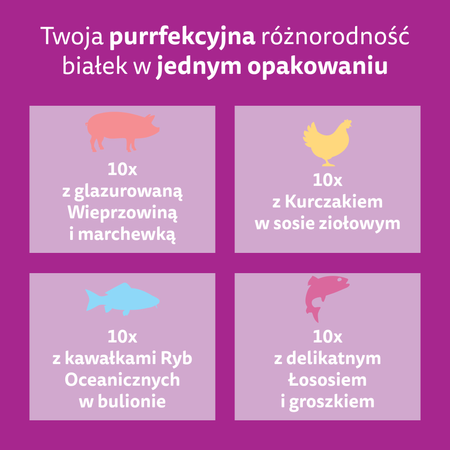 Whiskas Aromatyczna mieszanka w sosie 40x85g