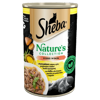 SHEBA puszka 400 g Nature's Collection – mokra pełnoporcjowa karma dla dorosłych kotów, z kurczakiem i olejem z ryb z przybraniem z batata i fasolki szparagowej, w sosie